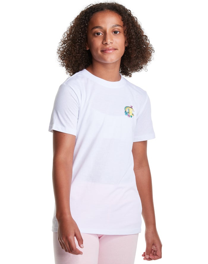 Tricou Champion Classic Paradise Baieti Albi - Romania SYPXQGR-08